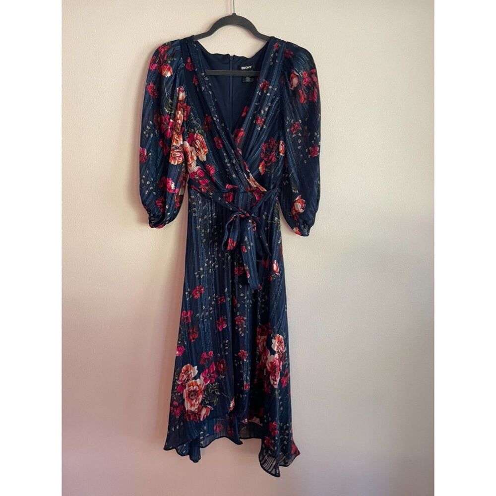 DKNY Sparkly and Floral Dress